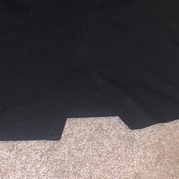 H&M black mini skirt with side slit - Picture 3 of 5